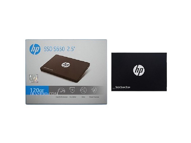 اس اس دی اچ پی S650 به ظرفیت 120 گیگابایت |  SSD HP Sata 2.5Inch S650 120GB