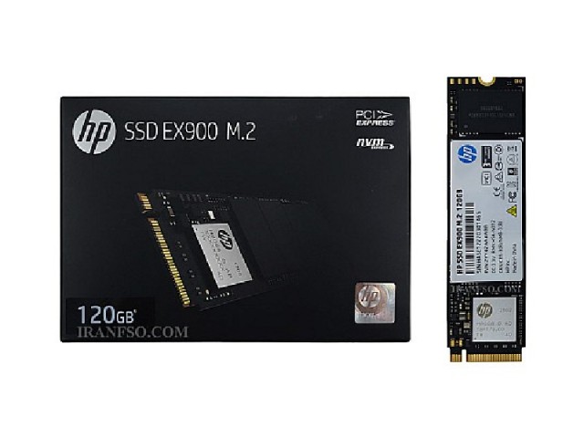 اس اس دی اینترنال اچ پی مدل EX900 ظرفیت 120 گیگابایت ا SSD HP EX900 120GB