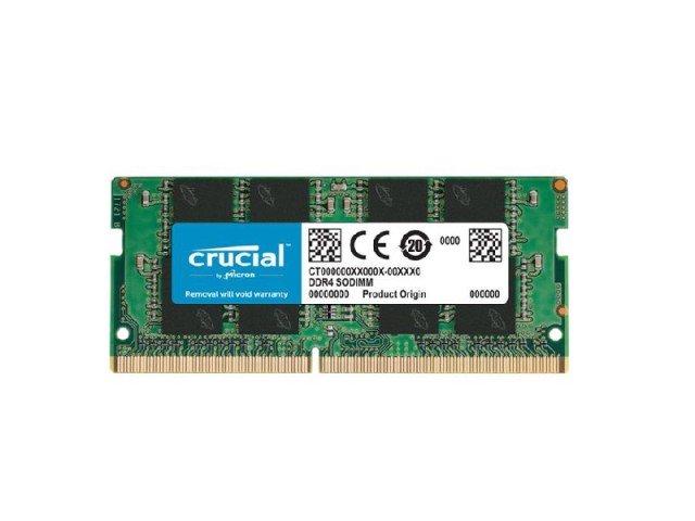 رم لپ تاپ DDR4 تک کاناله 2400 مگاهرتز کروشیال 4 گیگابایت | Crucial Ram 4GB DDR4-2400 SODIMM