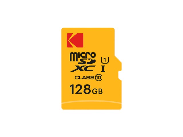 کارت حافظه microSDXC کداک Kodak مدل UHS-I U1 کلاس 10 سرعت 85MBps ظرفیت 128 گیگابایت