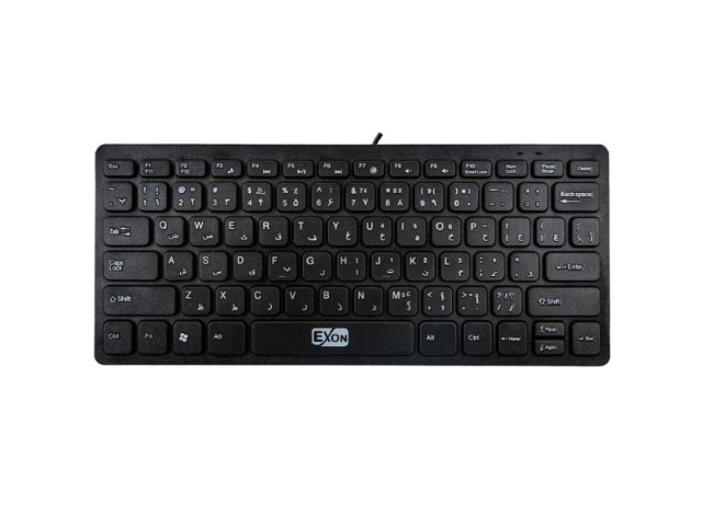 مینی کیبورد سیمدار اکسون Exon Wired Keyboard Mini K110