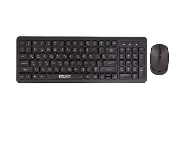 کیبورد و ماوس بی سیم سادیتا مدل Sadata SKM-3402 WL