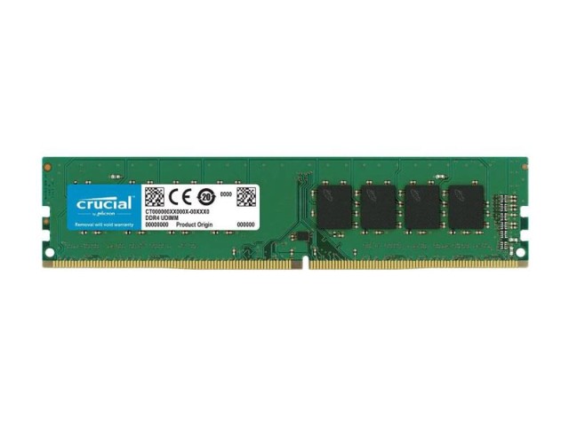 رم کروشیال 8 گیگابایت Desktop Ram Crucial 8GB DDR4 3200MHz UDIMM