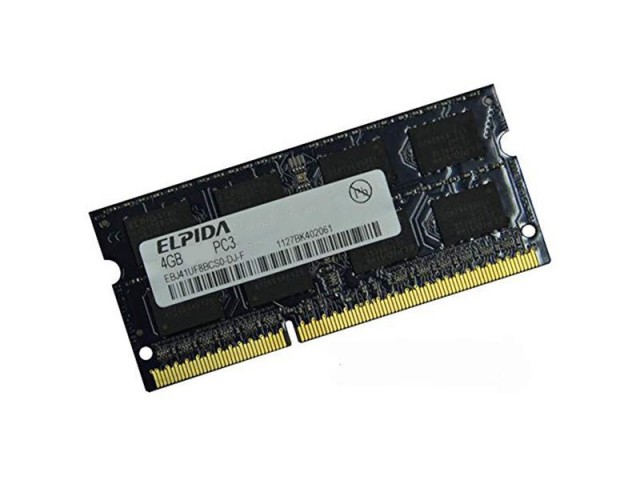 رم لپ تاپ الپیدا مدلDDR3 12800S MHz ظرفیت 4 گیگابایت | ELPIDA DDR3 12800s MHz RAM 4GB