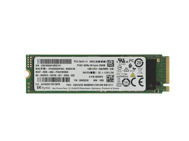 حافظه اس اس دی  256 گیگابایت اس کِی هاینیکس NVMe M.2