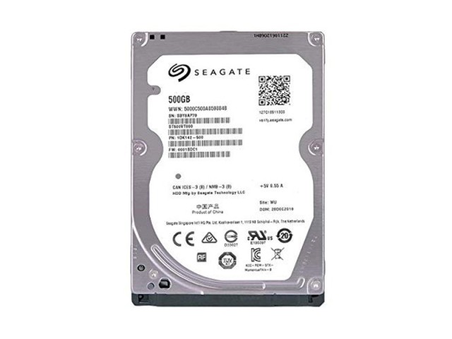 هارد لپ تاپ اسلیم 500 گیگابایت سیگیت کارکرده