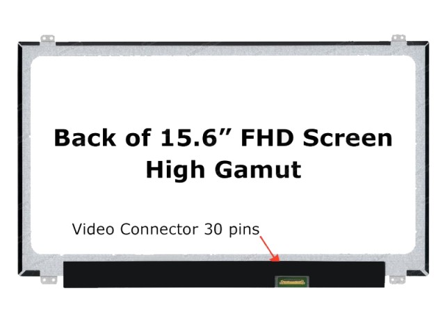 صفحه نمایش لپ تاپ LED 15.6 Widescreen FulHD IPS  30 پین