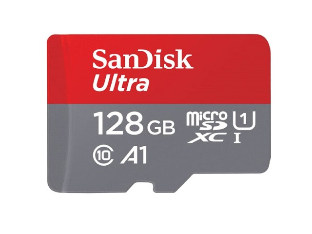 کارت حافظه microSDXC سندیسک Sandisk کلاس 10 و A1 UHS-I U1  ظرفیت 128 گیگابایت