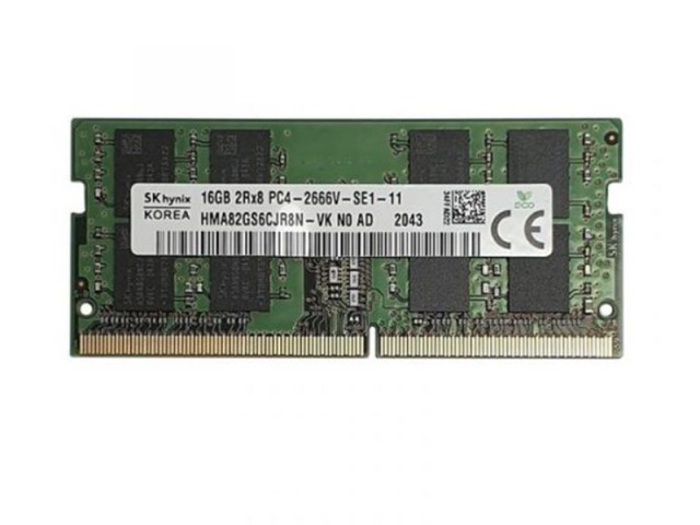 رم لپتاپ DDR4 تک کاناله 2666 مگاهرتز  SK Hynix ظرفیت 16 گیگابایت