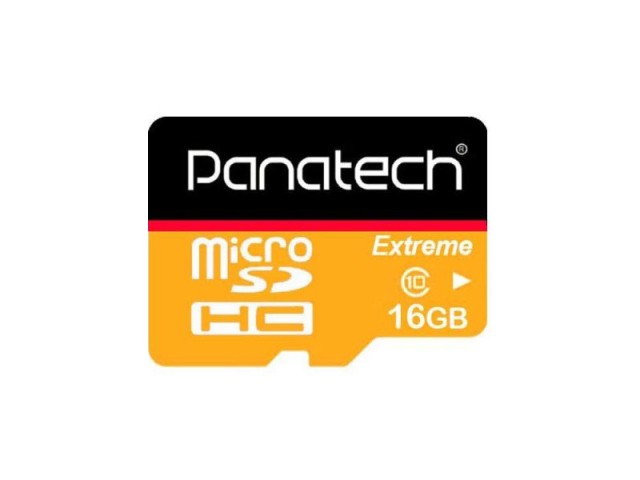 کارت حافظه microSDHC پاناتک مدل Extreme کلاس 10 استاندارد UHS-I U1 سرعت 30MBps ظرفیت 16 گیگابایت