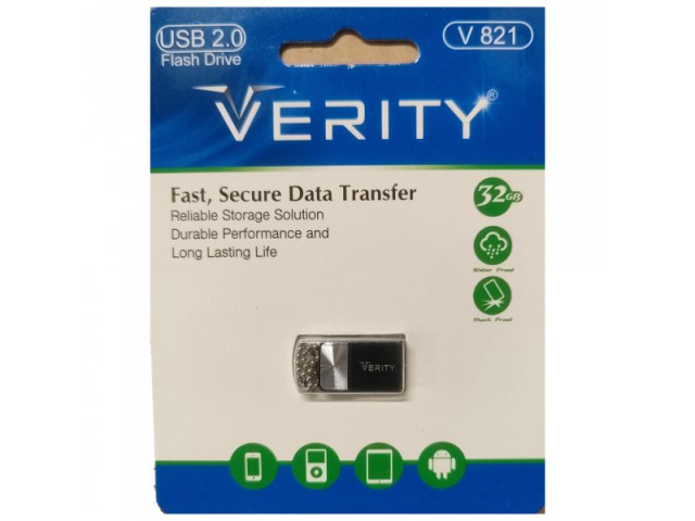فلش مموری وریتی Verityمدل V821 ظرفیت 32 گیگابایت USB 2.0