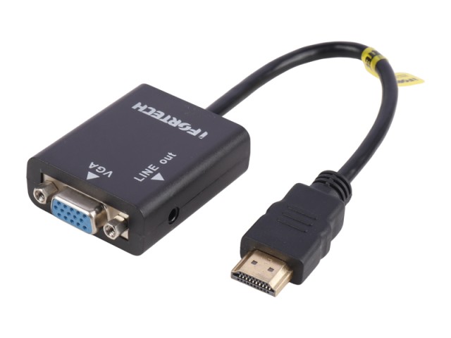 تبدیل Ifortech HDMI To VGA + کابل صدا