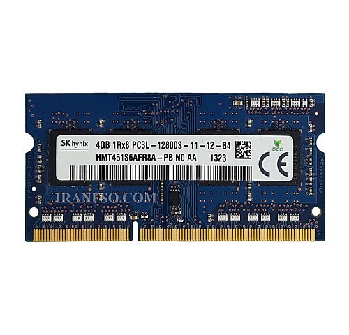 رم لپ تاپ 4 گیگ SK Hynix DDR3-PC3L-10600s MHZ 1.35V