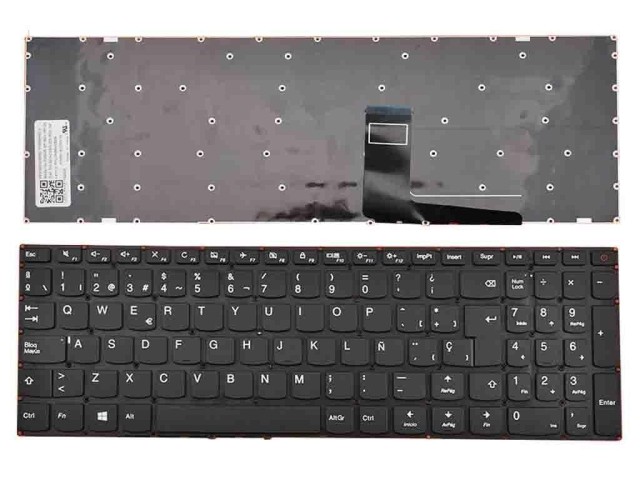 کیبورد لپ تاپ لنوو ( با دکمه پاور)  LENOVO IDEAPAD 110