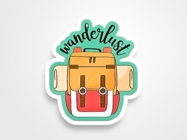 استیکر backpack