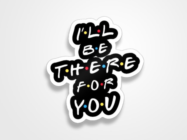 استیکر  I’ll be there