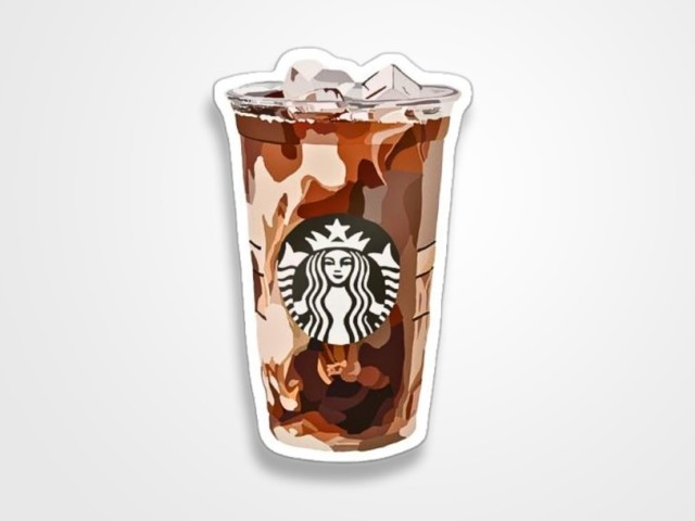 استیکر  آیس لاته