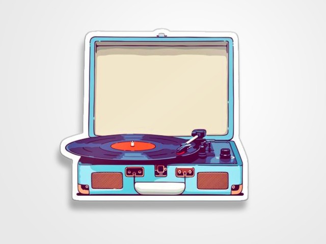 استیکر  وینل پلیر