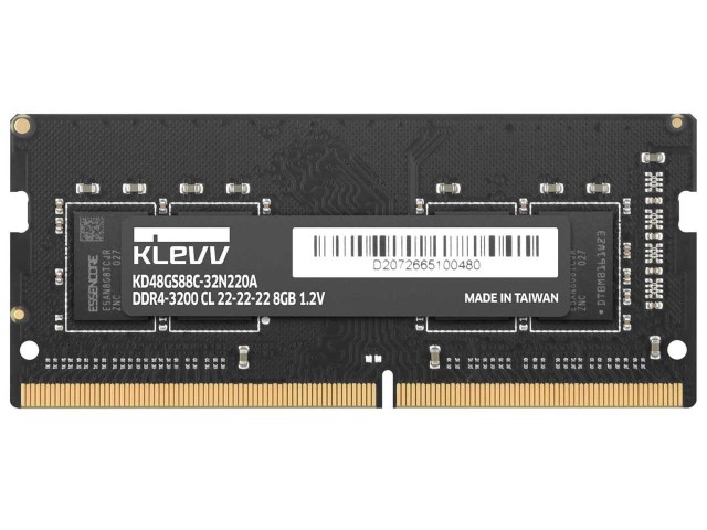 رم لپ تاپ DDR4 کلو 3200MHz مدل KLEVV SODIMM ظرفیت 8 گیگابایت