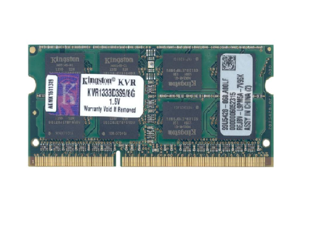 رم نوت بوک 8 گیگابایت DDR3 1333 PC3 Kingston Laptop 8GB DDR3 1333MHz