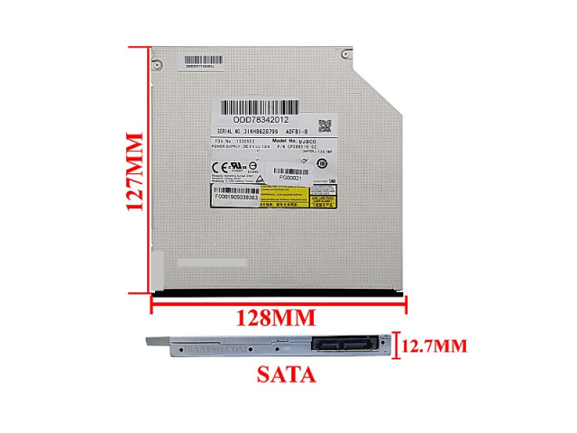 درایو لپ تاپ دی وی دی رایتر فیلیپس لایتون 12.7mm