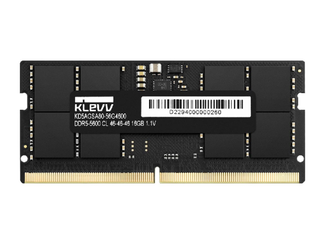 رم لپ تاپ DDR5 کلو 5600MHz  KLEVV  ظرفیت 16 گیگابایت