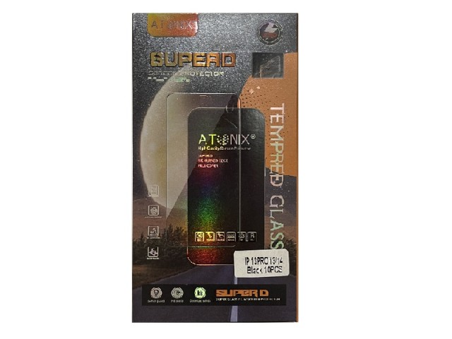 پک 10 تایی گلس مشکی برای ایفون 13PRO /13/14