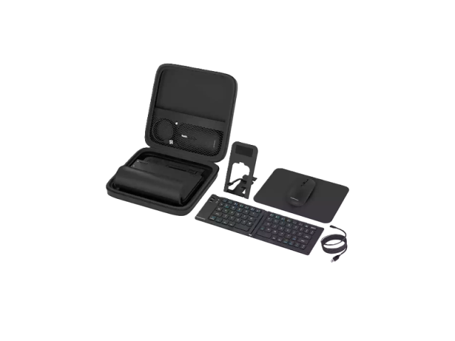 ست کیبورد و ماوس ۶ در ۱ پورودو مدل Magnetic Cable, Phone Stand & Travel Case PDKBMSC2285