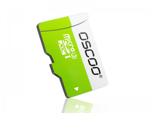 کارت حافظه MicroSDXC اسکو مدل Oscoo TF Memory Card UHS-I U3 V10 سبز ظرفیت 64 گیگابایت