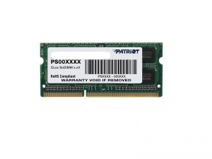 رم لپتاپ DDR3 تک کاناله 1333 مگاهرتز  پاتریوت مدل PC3-10600 ظرفیت 4 گیگابایت