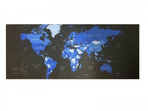 پد موس گیمینگ World Map  30*70cm