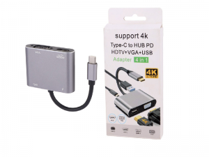 هاب 4 پورت Type-C