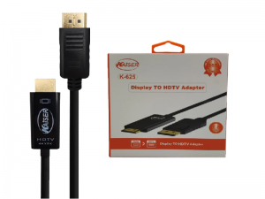 کابل و تبدیل Display Port به HDMI کایزر طول 1.8 متر 4K مدل K-625