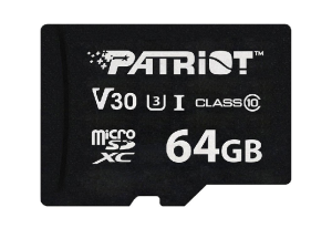 رم میکرو 64 گیگ پاتریوت Patriot EP A1 V30 U3 C10 90MB/s + خشاب