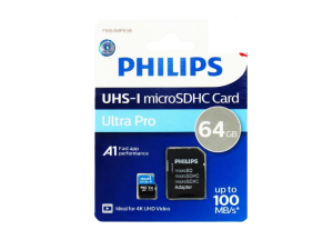 رم میکرو فیلیپس مدل PHILIPS 100MB V30U3 64G گارانتی مادام العمر