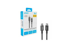 کابل شارژ دو سر تایپ سی انکر مدل ANKER A8756H11 100W TYPE-C PD مشکی طول 1 متر