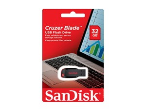 فلش مموری سندیسک Cruzer Blade _ CZ50 | ظرفیت 32 گیگابایت ا SanDisk Cruzer Blade CZ50 Flash Memory 32GB