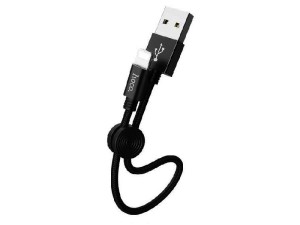 Hoco X35 USB To Lightning Cable 25Cm ا کابل تبدیل USB به لایتنینگ هوکو مدل x35 طول 25 سانتیمتر