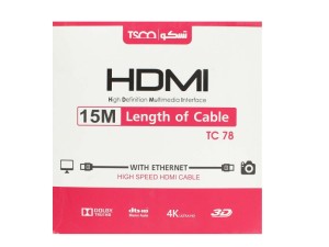 کابل HDMI اصلی تسکو TC78_15M ا Tsco TC78_15M original HDMI cable