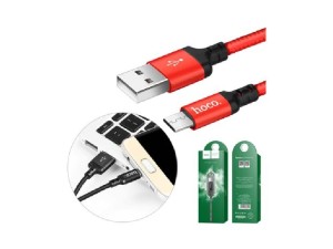 کابل تبدیل USB به microUSB هوکو مدل X14 طول 2 متر