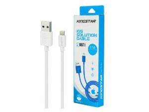 کابل تبدیل USB به لایتنینگ کینگ استار مدل k67i طول 1.2 متر