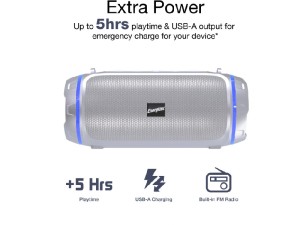 اسپیکر بلوتوثی قابل حمل انرجایزر مدل BTS102 ا Energizer BTS102 Bluetooth Speaker