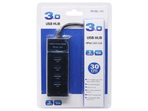 هاب 4 پورت USB 3.0 مدل 303 | USB HUB 4 PORT 303