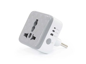 محافظ برق هوشمند تایمردار هادرون مدل P102 ا Adapter Hadron 3to2 Timer P102