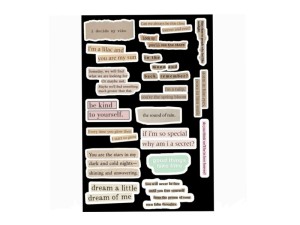 استیکر لپ تاپ طرح جمله ی انگیزشی انگلیسی مجموعه 18 عددی