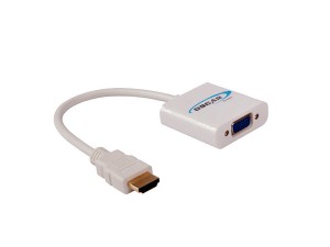 تبدیل HDMI به VGA  صدادار گلد اسکار HDMI to VGA Adapter Gold Oscar