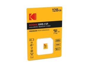کارت حافظه microSDXC کداک Kodak مدل UHS-I U1 کلاس 10 سرعت 85MBps ظرفیت 128 گیگابایت