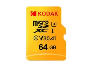 کارت حافظه microSDXC کداک Kodak کلاس 10 استاندارد UHS-I U3 سرعت 100MBps ظرفیت 64 گیگابایت