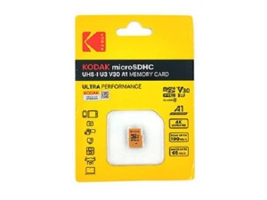 کارت حافظه microSDXC کداک Kodak کلاس 10 استاندارد UHS-I U3 سرعت 100MBps ظرفیت 64 گیگابایت