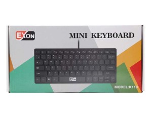 مینی کیبورد سیمدار اکسون Exon Wired Keyboard Mini K110
